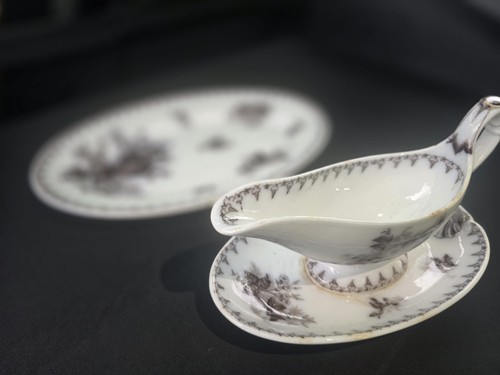 Antique tableware flora - antique,