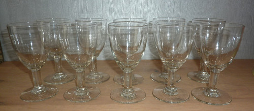 Verres vin en verre - verres, à