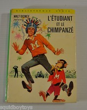L'ETUDIANT et le CHIMPANZE (Merlin Jones) French Book 1971 Bibliotheque Verte