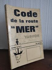 Code de la route mer - Vagnon