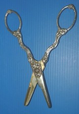 -PAIRE CISEAUX A RAISIN ARGENT