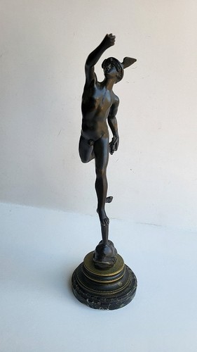 Statue bronze mercure - statue, jean