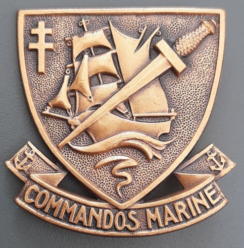 Badge béret commandos - badge, marine