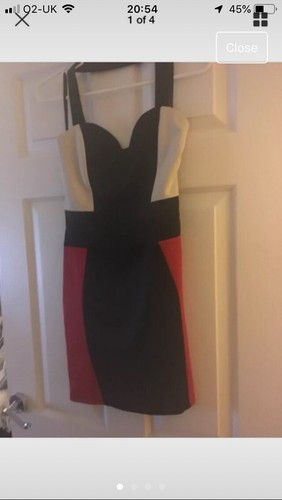 Robe soirée rouge noire - robe, et
