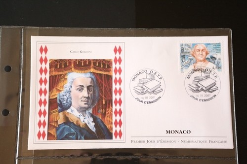 Enveloppe premier jour monaco - enveloppe,