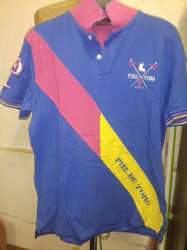Polo taille homme miel - polo,