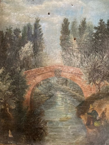 Grande peinture huile toile - grande,