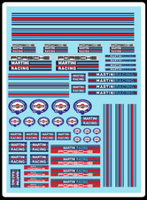 Décalcomanie MARTINI RACING 1/43 1/32 1/24 1/18 Water slide decal scalextric