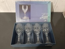 4 verres Cristal d'Arques BRETAGNE 25.5 cl Eeau Made In France DURAND 