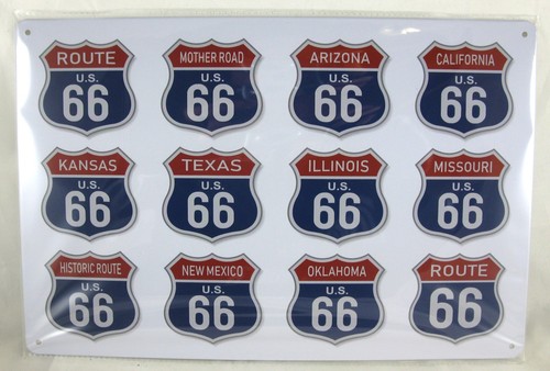 Route usa plaque deco - 66,