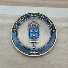 Swedish Land Warfare Centre Swedish Armed Forces Challenge Coin