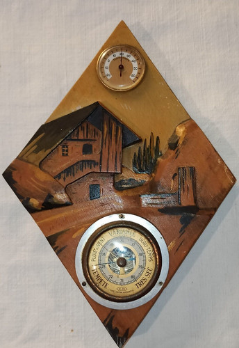 Baromètre en bois - baromètre,