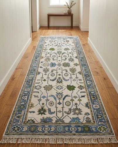 Tapis course laine noué - en,