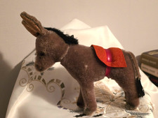 ÂNE JOUET ANCIEN MOHAIR YEUX