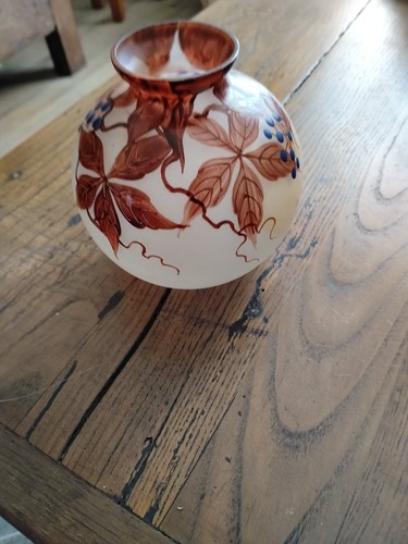 Vase boule verre art - vase,