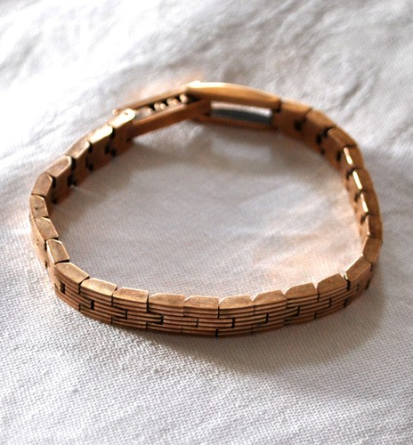 Bracelet articulé vintage - , en