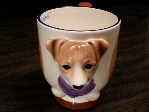 Jack russel dog porcelain - jack,