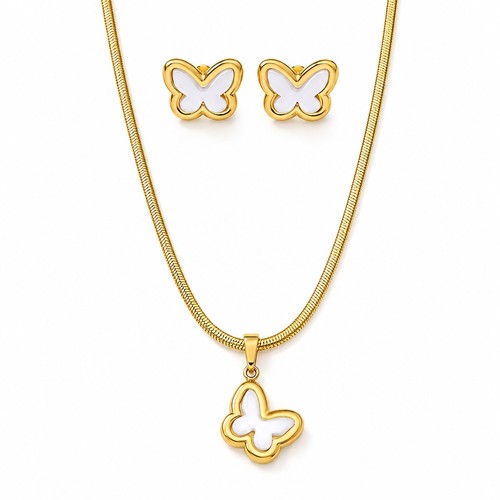 Collier boucles papillon - “collier,