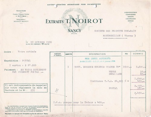 Nancy distillerie noirot - 54,