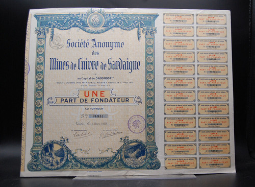 Bon porteur société des - au,