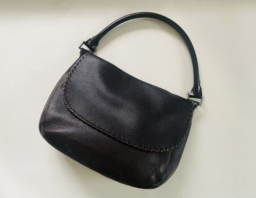 Sac main cuir marron - sac,
