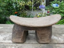 Neck Support Headrest West Africa Wood Carved circa 1960 33X17X20cm H