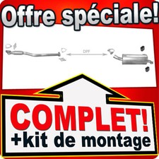 Ligne pot d'échappement pour