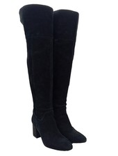 ZARA TRAFALUC Cuissarde Dames Botte haute T EU 41 noir style décontracté