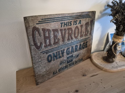 Chevrolet plaque décorative