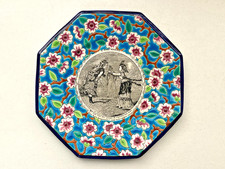 LONGWY ENAMELS LEGEND PLATE "The Overturned World" No. 7 20th Century