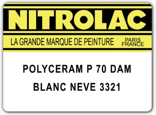 Autocollant peinture nitrolac - autocollant,