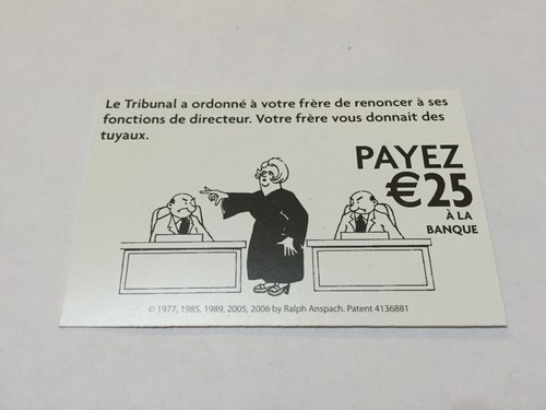 Carte monopoliste payez - monopoliste,