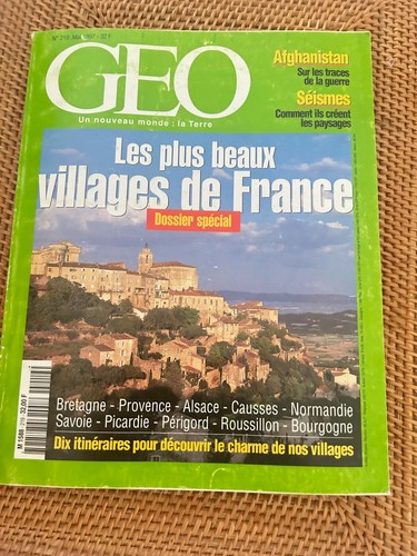 Magazine géo 219 villages - magazine,