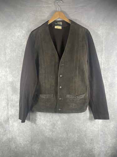 Veste vintage suède made - suède,