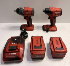 HILTI 5PC SET W/BATTERY &
