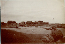 France, Chausey Islands, Fishermen's Houses, 1906 Vintage Silver Print Tirag