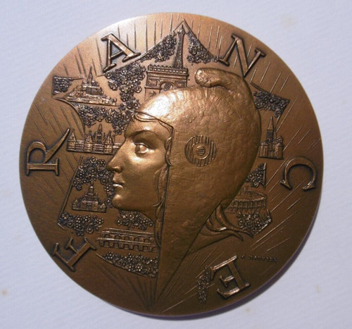 Medaille bronze france - , en