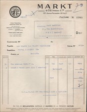 PARIS (XI°) LAWN MOWER FACTORY ""MARKT & CO"" 1956 / ILLUSTRATED INDIEN HEAD