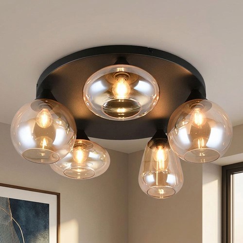 Lampe plafond trio pour - plafond,