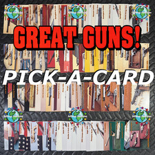 1993 GREAT GUNS! PICK-A-CARD 1-100 BASE OR GOLD PARALLEL OR WRAPPER FIREARMS NRA