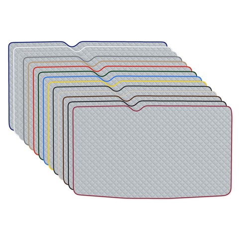 Gris cuir artificiel tapis - artificiel, de