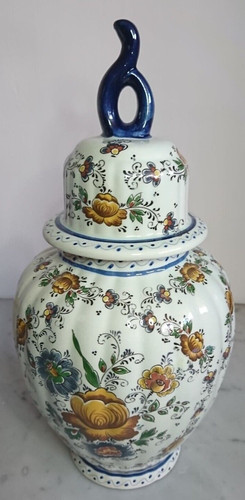 Pot vase couvert céramique - vase, en