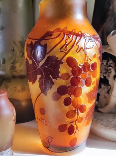 Vases galle signé verre - galle,