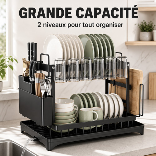 égouttoir vaisselle étages - Égouttoir, 2