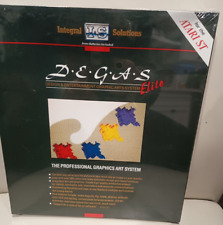 DEGAS/D.E.G.A.S Elite for Atari 520/1040 ST New New Old Stock - Light Damage