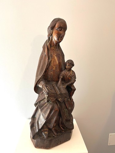 Vierge éducatrice bois - vierge, en