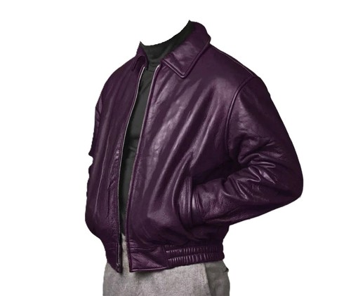 Blouson bombardier cuir - blouson,