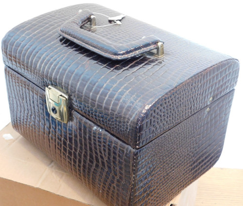 Vintage 1970 trousse miroir - trousse, de
