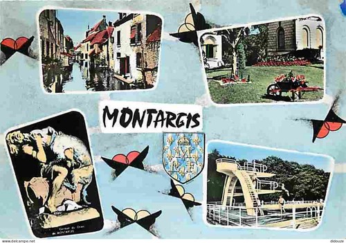 Carte postale montargis - carte,