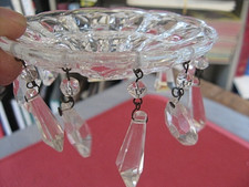 ++"535.2" 1 GLASS BOBECHE CUP FOR HANGING CHANDELIER ETC...